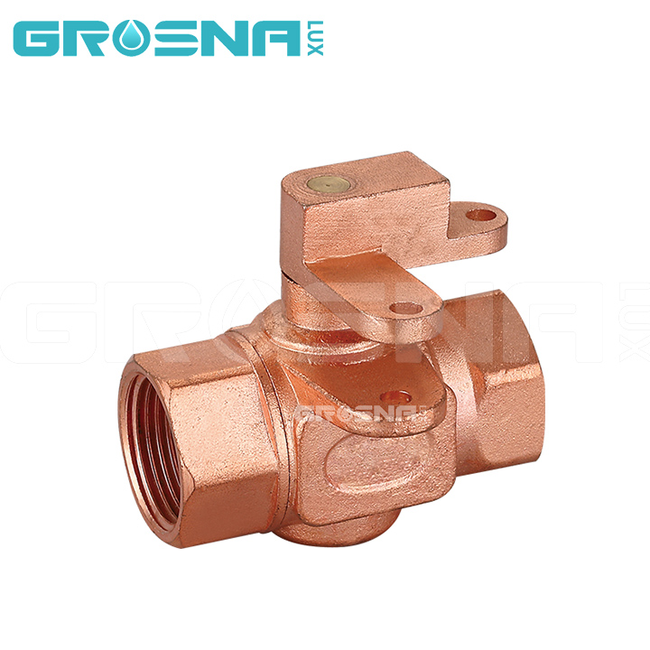 Латунный шаровой кран под замок